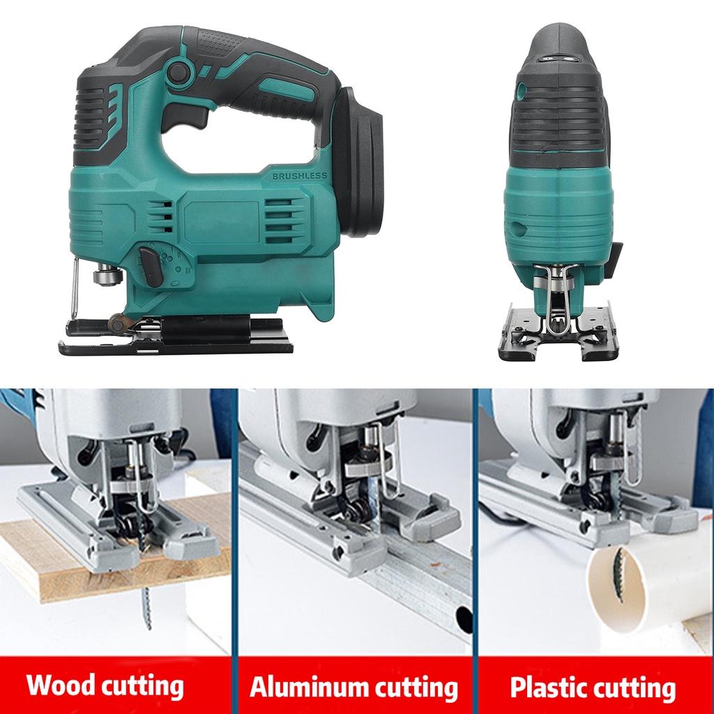65 мм, 2900 об/мин, 18 В, бесщеточный электрический лобзик, регулируемый деревообрабатывающий электроинструмент для батареи 18 В