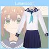 Стильная и очаровательная аниме косплей школьная форма из смеси полиэстера и спандекса, различные размеры