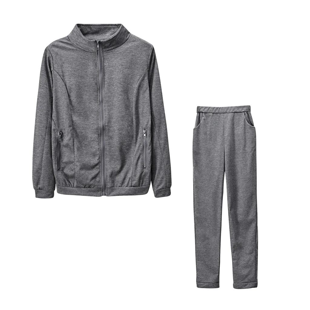 Autumn Spring Two-piece Set Women's Street Snap Recreational Outfit Two-piece Outfit Sports Set