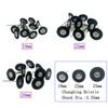 10Pcs/Bag 2.35mm Polishing Brush Wheel Dental Lab Materials Soft White Goat Hair/Pony Hair/Bristle Rotary Tools Low Speed Buff