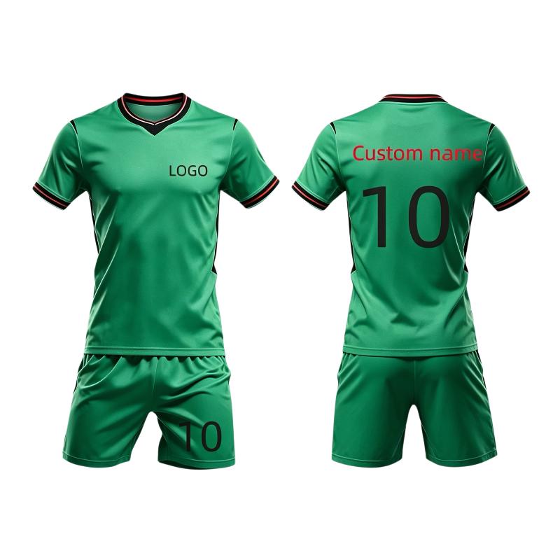 Premium Anti Wrinkle Breathable Fabric National Inspired Customized Name Number Outdoor Match Soccer Uniform