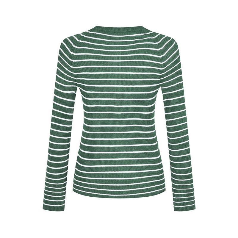 Женский трикотажный топ в ретро-полоску FivePlus