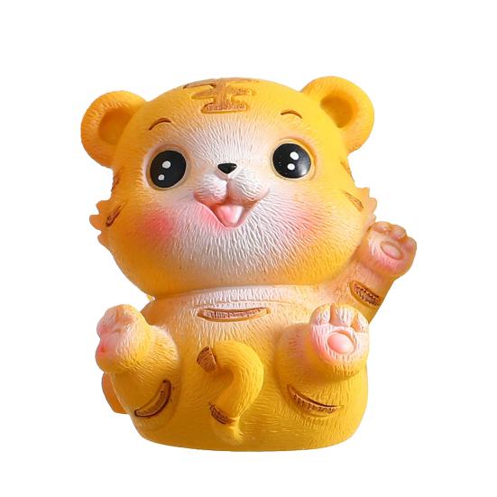 Симпатичная фигурка тигра с добрым смыслом, легкая, изысканная