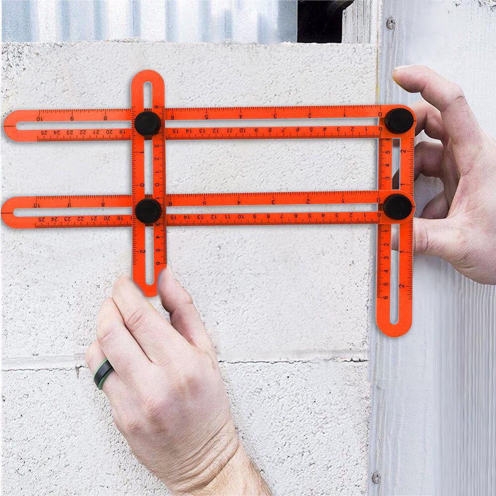 Angleizer Measuring Instrument Foursided Ruler Mechanism Slide Template Tool