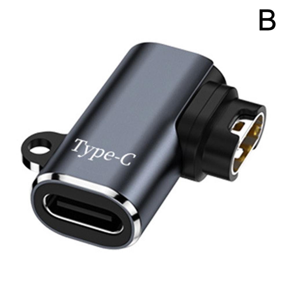 Зарядное устройство-адаптер Type C для умных часов Garmin Fenix 7 7X 6 6X 6S Pro 5S, Конвертер-разъем USB-C, Аксессуар