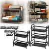 Sturdy Durable Material Multi-layer Dish Drying Rack Chopsticks Organizer  Cooking Area