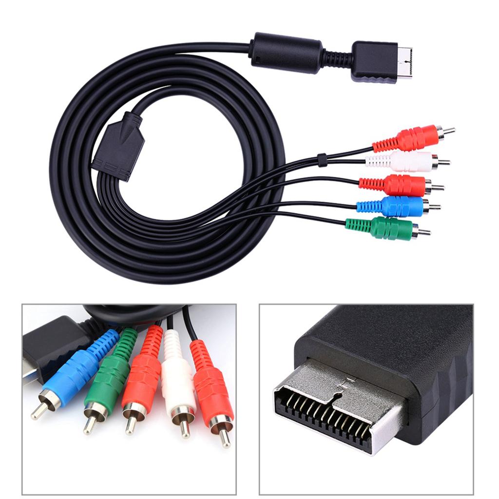 Аудиокабель для PS2 Видеокабель AV Multi Out to Component Video/Audio Cable Кабель для Sony Playstation PS2 PS3 Аудиокабель