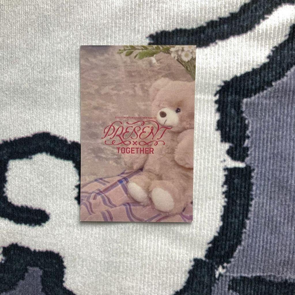 [USED] TXT MOAZONE FANLIVE Hueningkai trading card (1 piece)