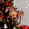 Horse Acrylic Suncatcher Colorful Horse Christmas Tree Ornament Equestrian Gifts for Horse Lovers Women