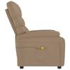 Massage Chair Cappuccino Brown Artificial Leather