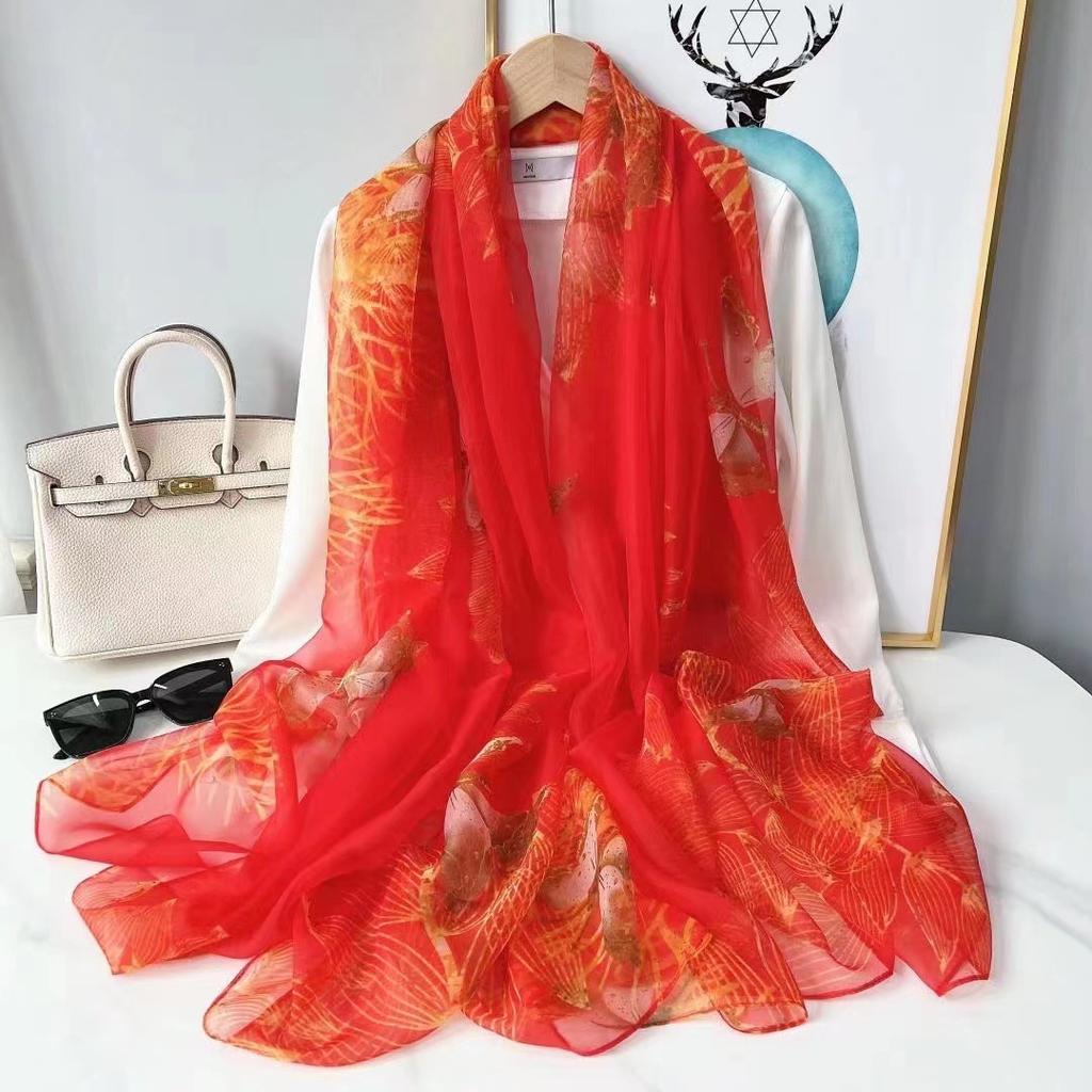 Шелковый платок фуляр женский повязка на голову роскошный хиджаб женский теплый пашмина пляжные палантины шарфы эшарп шаль накидка эшарп бандана