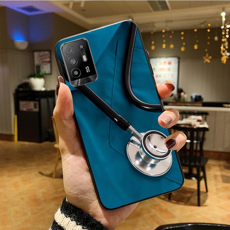 Чехол для телефона «Медсестра», медицинский стетоскоп, для OPPO A54 A74 A94 A53S A9 A5 A15 A16 A91 A96 A76 Reno8 8Pro Reno2 Z