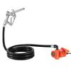 VEVOR Fuel Transfer Pump, 12V DC 57 L/min, Cast Iron Diesel Transfer Pump Kit, with Manual Nozzle, Discharge Hose, Overheat Protection, Power Cable