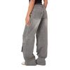 I Saw It First Womens/Ladies High Waist Cargo Jeans