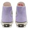 Converse 1970-е Chuck Taylor All Star Модные Повседневные Универсальные Высокие парусиновые кеды Унисекс Цвет Таро Фиолетовый