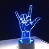 Factory Dropshipping ODM Rechargeable Touch Switch Dog Arylic Panel Box Table Night Lamp  16 Colors Change 3D LED Light