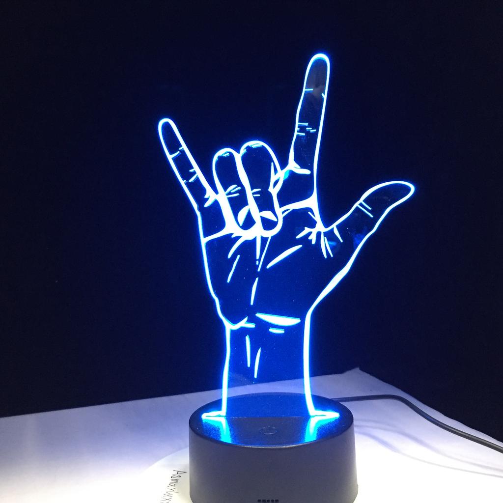 Factory Dropshipping ODM Rechargeable Touch Switch Dog Arylic Panel Box Table Night Lamp 16 Colors Change 3D LED Light