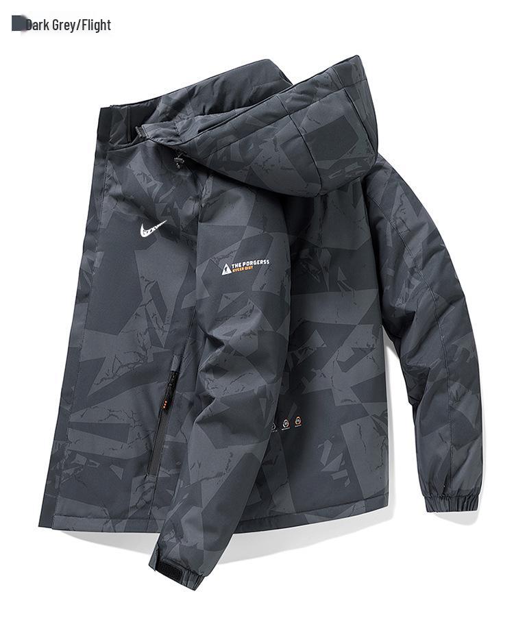 Мужская зимняя легкая пуховая куртка с графеновой подкладкой - Вне сезона, папин стиль, верхняя одежда