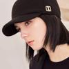 VA Square Studded Wool Bellboy Cap Black