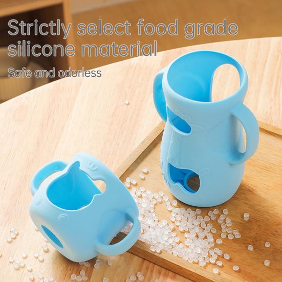 Силиконовый чехол для бутылки с ручкой, изолированный чехол для стакана 45755 унций