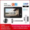 500PA 2.4G Wireless Wifi Video Doorbell 4.3inch HD 3MP Ring Bell Security-protection Peephole Door Intercom with Camera Tuya Smart Home