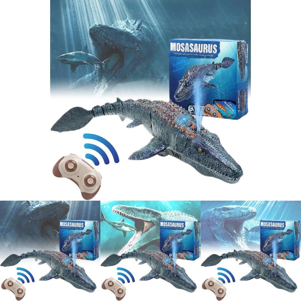 Engaging 24g Remote Control Water Dinosaur With Spray And Automatic Demonstration