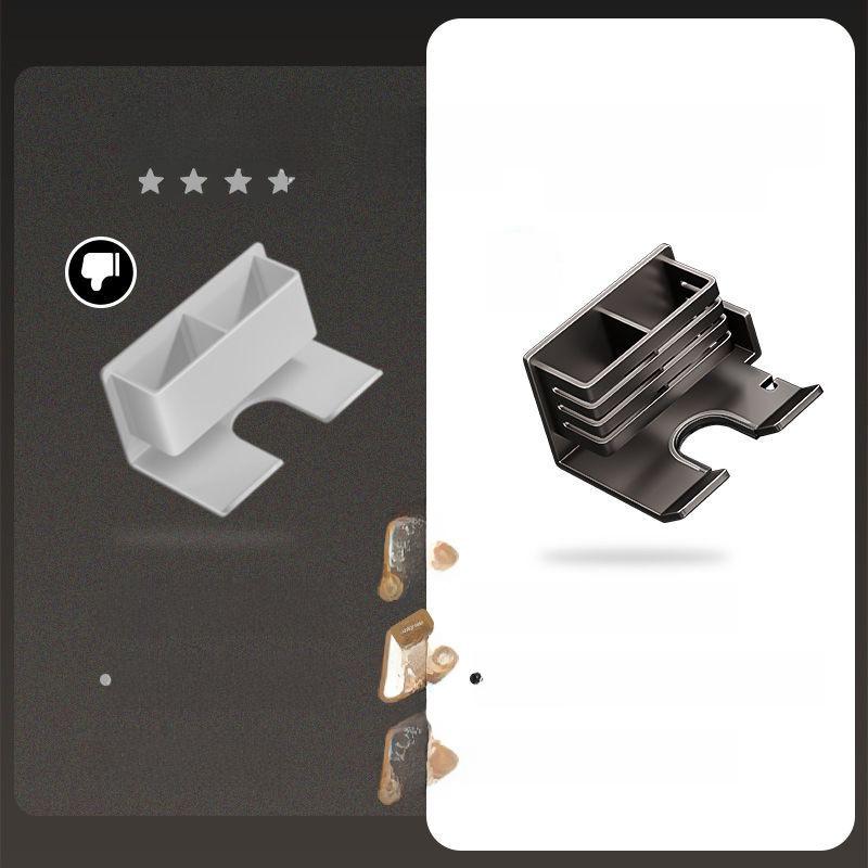 Алюминиевый фен для ванной комнаты Gun Gray Punch-Free и полка для хранения вещей