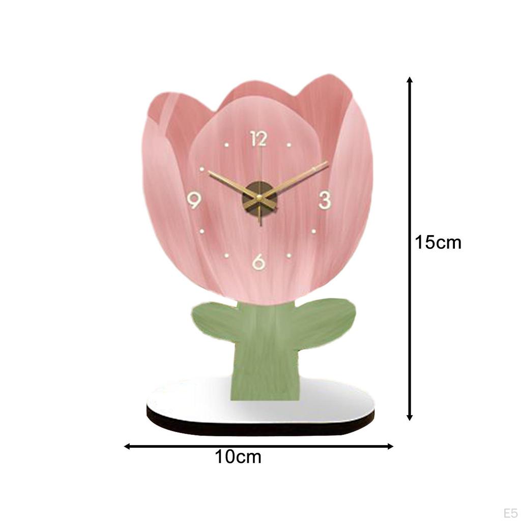 Декоративные аналоговые настольные часы, бесшумное нетикающее настольное украшение для полки, офиса, спальни,
