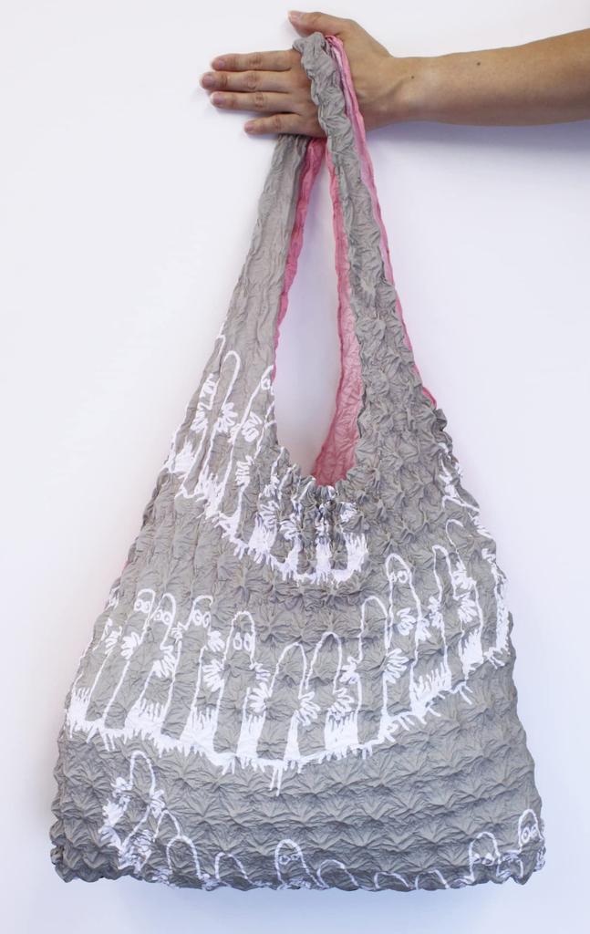 Сумка-шоппер MOOMIN Shibori и Мой максимальный размер 400x430x40мм 9.Хаттифаттенеры (Ручка 430мм)