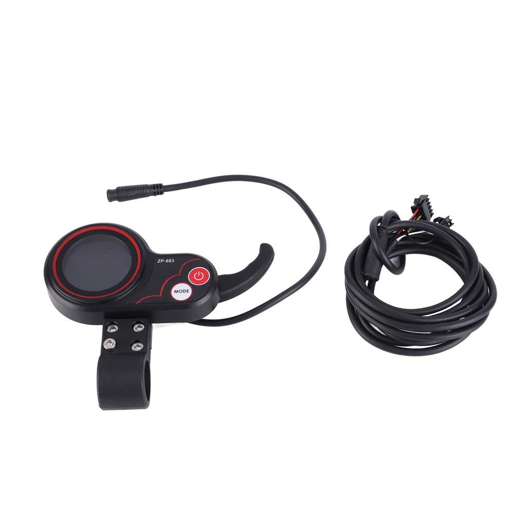 Display Thumb Throttle 2 In 1 Speedometer Manual Control Panel for Electric Bike Scooter Agreement 2
