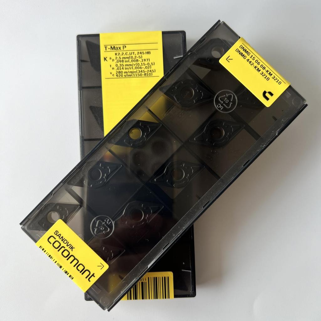 Sandvik / DNMG150608-KM 3210 / Оригинальные шведские твердосплавные пластины 10 шт.