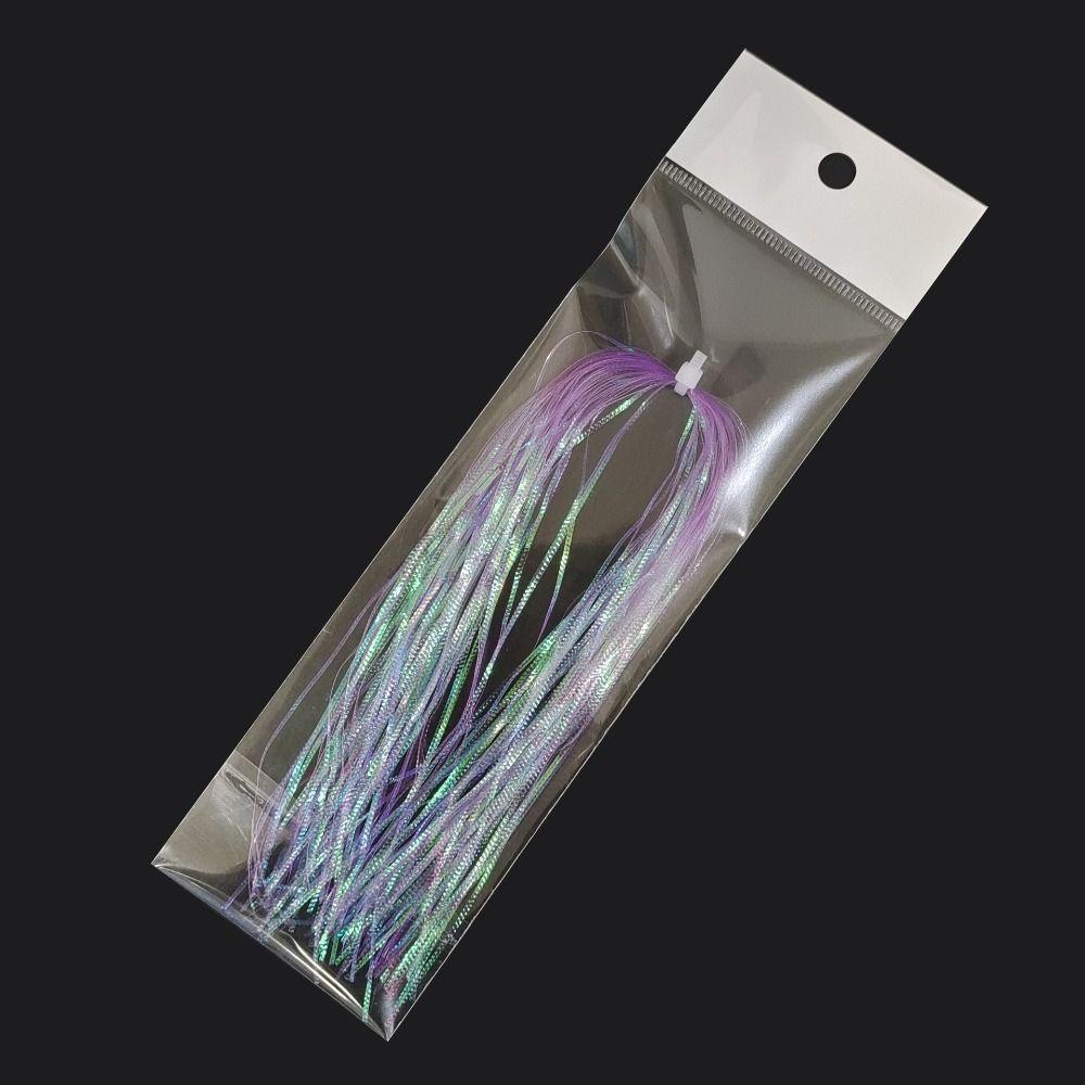 Рыбья чешуя Голографическая мишура яркие волокна Материал для изготовления приманок Материалы для вязания мушек