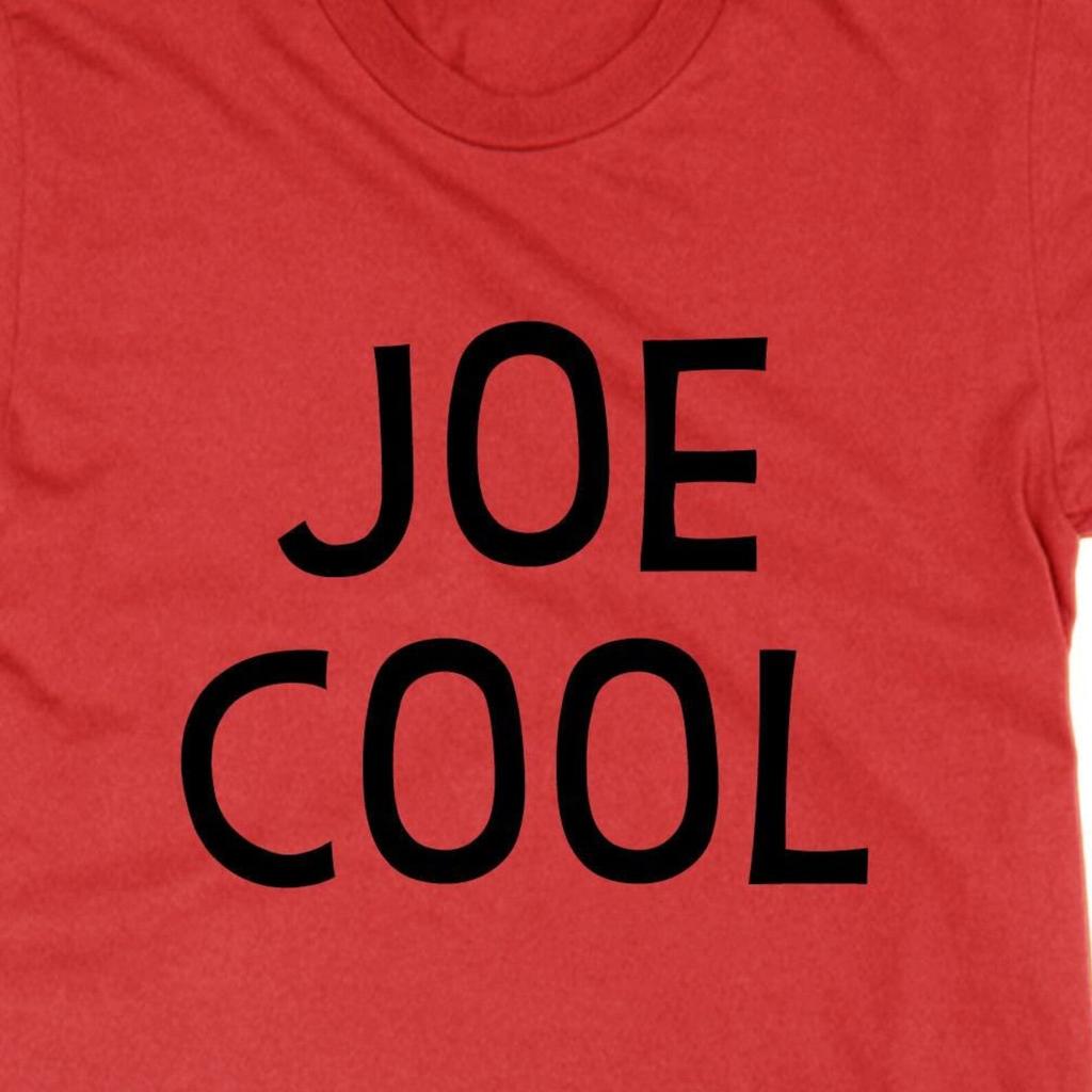 Joe Cool Graphic T-Shirt, Funny Cotton Tee