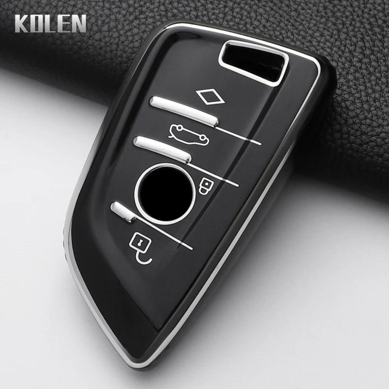 Чехол-брелок из ТПУ для автомобильного ключа для Bmw F20 F30 F31 F34 F32 F36 G20 G30 F10 F11 F07 G11 X1 X3 F25 X4 F26 X5 F15 X6 F16 X7 I3 M3 M4 M6