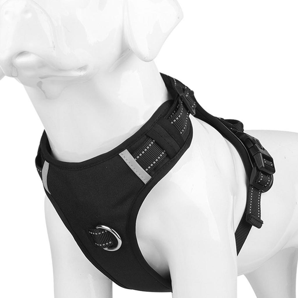 Dog Harness Nameplate Vest Adjustable Training Vest Pet Strong Training Walking Swimming Hiking Nameplate