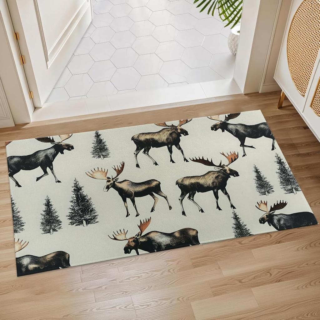 Colorful Nautical Rope Indoor Door Mat, Floor Area Rug for Entryway, Living Room,or Bathroom, Non-Slip Doormat,Vibrant Knotted