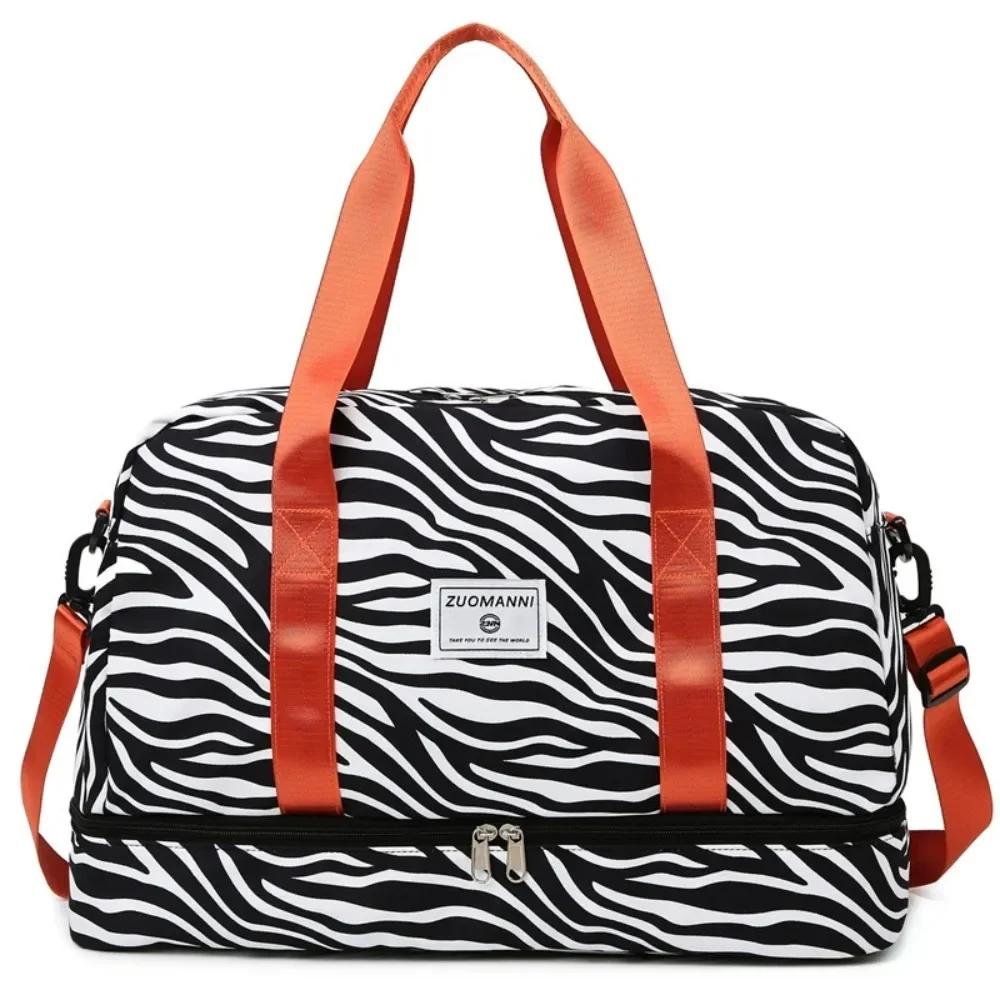New Large Capacity Sports Bags Oxford Dry And Wet Items Travel Bags Thickened Fabric Waterproof Single Shoulder Backpack