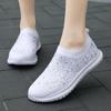 Женские повседневные кроссовки-носки с блестящими кристаллами, легкие сетчатые дышащие кроссовки