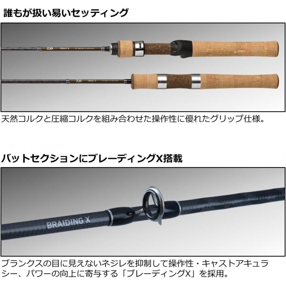 Daiwa Удилище для ловли форели Daiwa Trout X Nt 51lb N