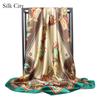 High-quality Luxurious Silk Scarves Headband Scarfs Neck Scarf For Women Chain Silk Scarf Women's Decorative Shawl