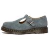 Dr.Martens Т-образный ремешок Замша Мэри Джейн 'Washed Denim' 31518764