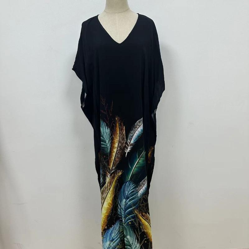 Большие размеры женские новые принтованные пляжные бикини для отдыха на пляже с накидкой