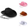 Felt Cowboy Hat Crafting Kit With Sewing For Party Costumes And Gifts