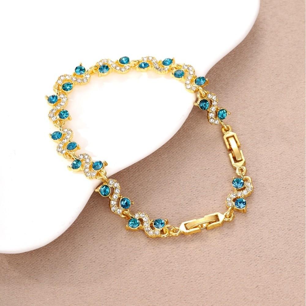 Sparkling Stones Women Bracelet Shining Zircon Bracelet Rhinestone Bracelet Wedding Jewelry
