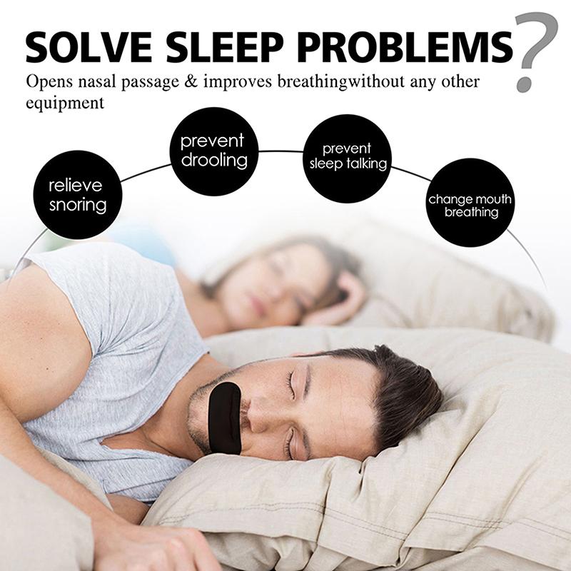 30Pcs Anti Snoring Sleep Mouth Tape Best Breathing Nasal Strips Medical Grade Improved Sleeping Keep Mouth Close Prevent Snoring