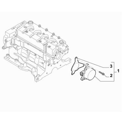 Сальник вакуумного насоса для Fiat 500 500L 2012-2019 500X 2016-2022 124 Spider 2017-2019