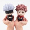 Jujutsu Kaisen Q Version Годзё Сатору и Юджи Итадори Мини-фигурка автомобиля Украшения для торта-кукла в слепой коробке