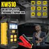 KW510 полностью автоматический тестер автомобильного аккумулятора 12 В, импульсный ремонт 5A, зарядные устройства для аккумуляторов, влажный и сухой AGM гель, свинцово-кислотный инструмент для ремонта автомобиля