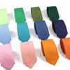 Cotton Colorful Tie For Man Wedding 6.5cm Skinny Necktie Party Tuxedo Tie Gift Cravat Accessories