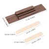 Rosewood Bridge Plastic Nut and Saddle for Ukulele Parts Replaceable Musical Instrument Repair Tool